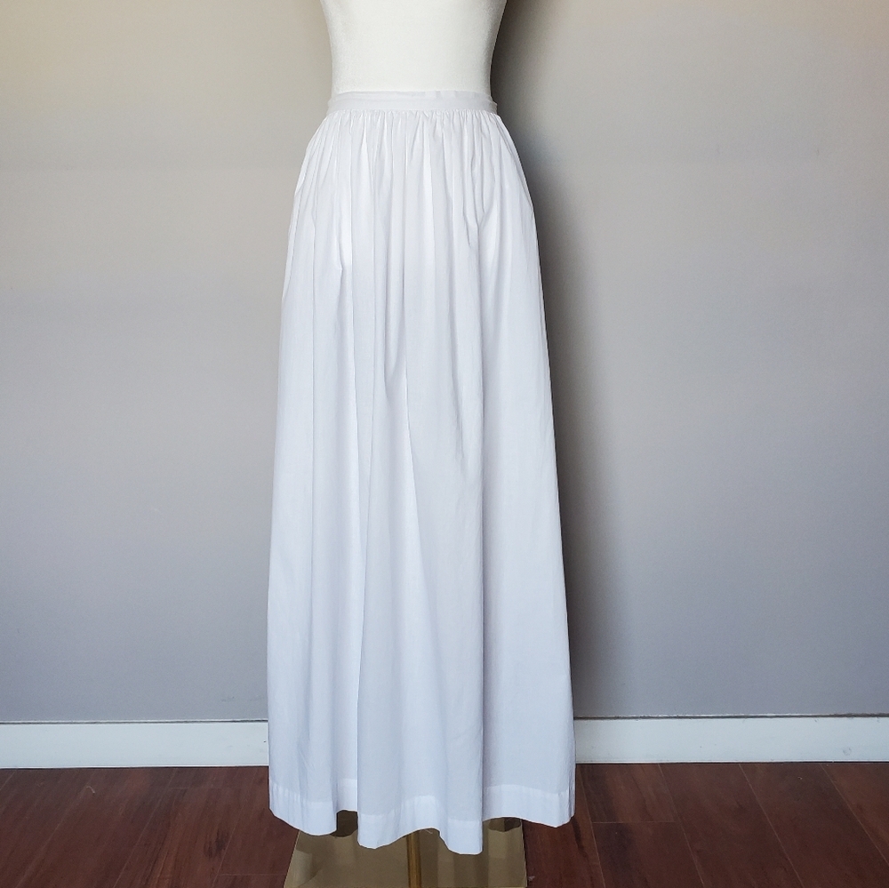 Elegant White Maxi Skirt